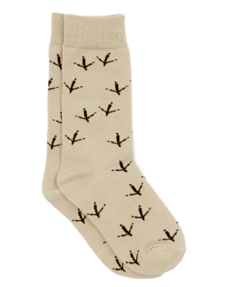 Lucking Duck Sock Turkey Tracks