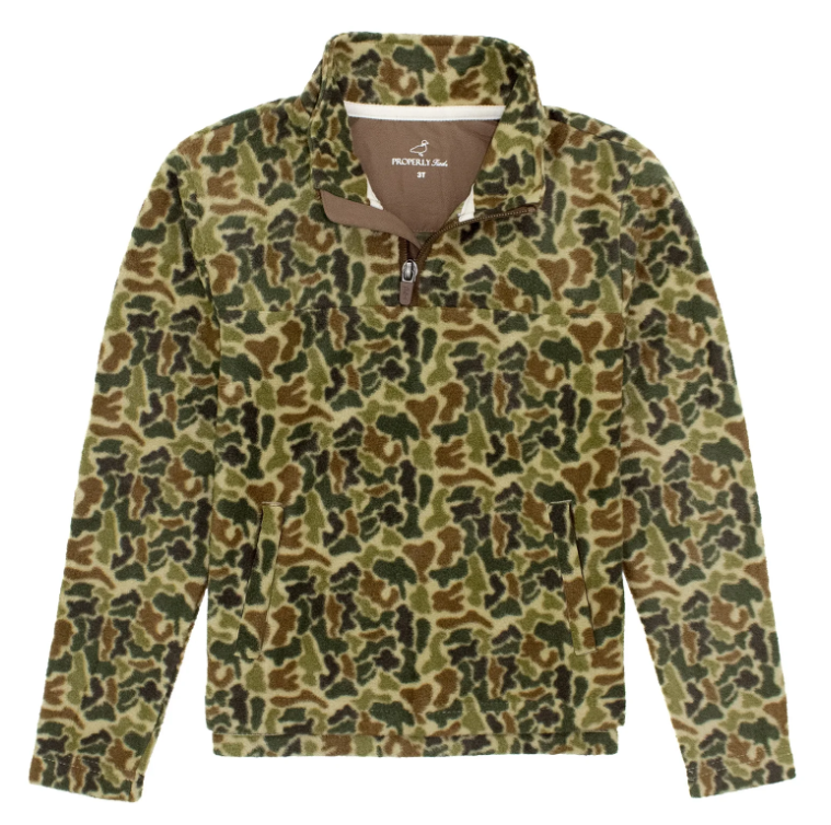 Microfleece Vintage Camo Pullover
