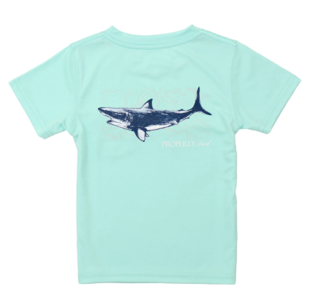 Topo Shark Seafoam Perf Tee