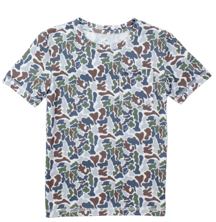 Ravine Pocket Perf Terra Camo Tee
