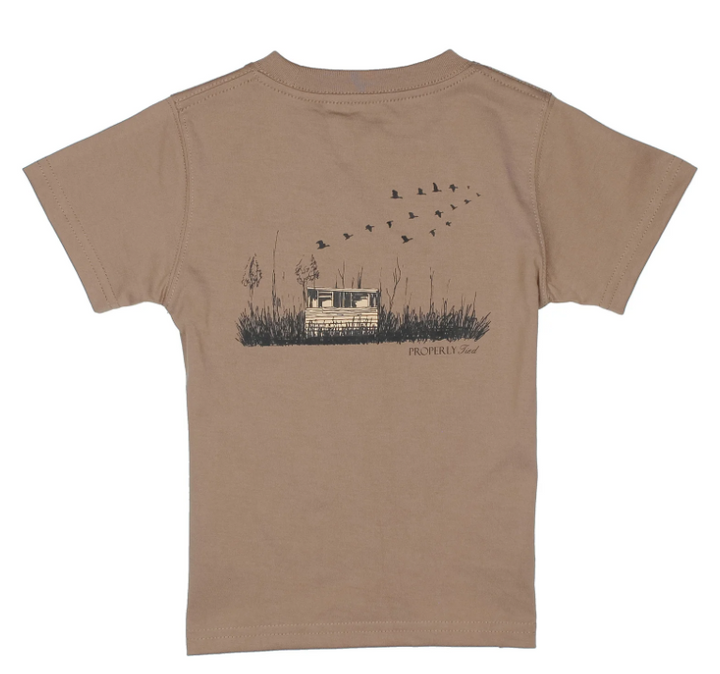 Duck Blind SS Walnut Tee