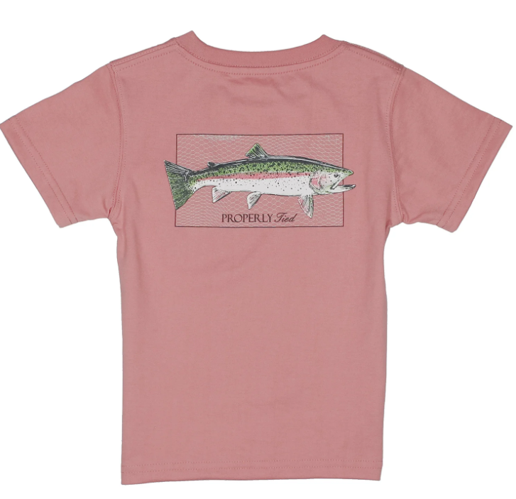 Rainbow Trout SS Salmon Tee
