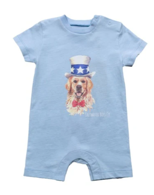 Patriotic Lab Romper