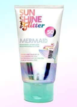 Mermaid Biodegradable Glitter SPF 50