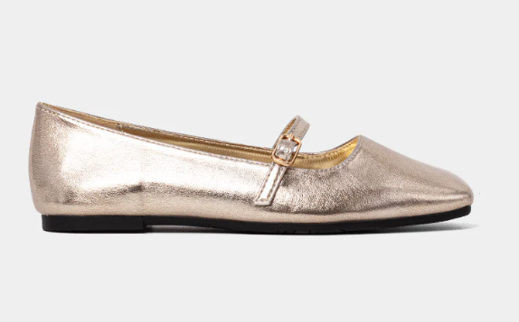 Adele Mini Light Gold Mary Jane Strap