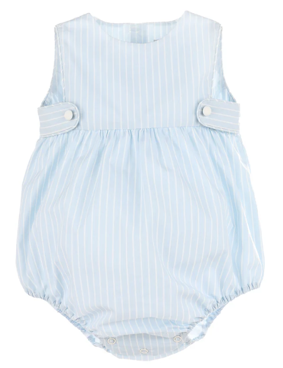 Seaside Blue Stripe Bubble With Tabs