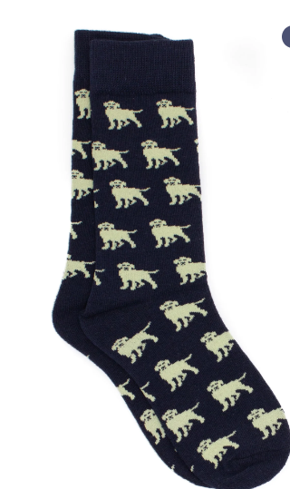 Lucky Duck Golden Retriever Socks