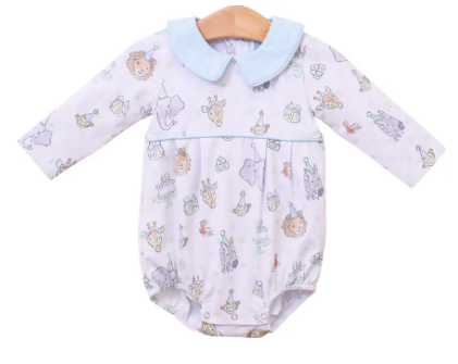 Party Animals LS Bubble - Boys