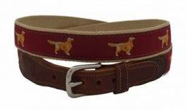 Golden Retriever On Khaki