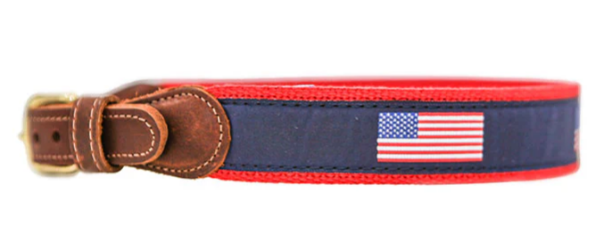 Flag On Red Belt