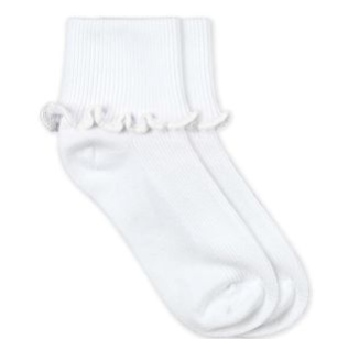 Rippled Turn Cuff Socks