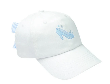 Glass Slipper Bow BB Hat - White