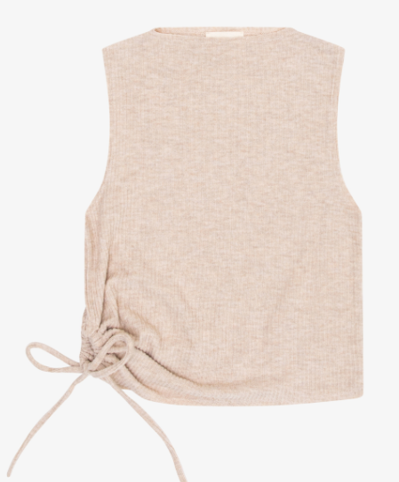 Hacci Rib Drawsting Tank