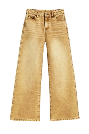 Lurex Khaki Wide Leg