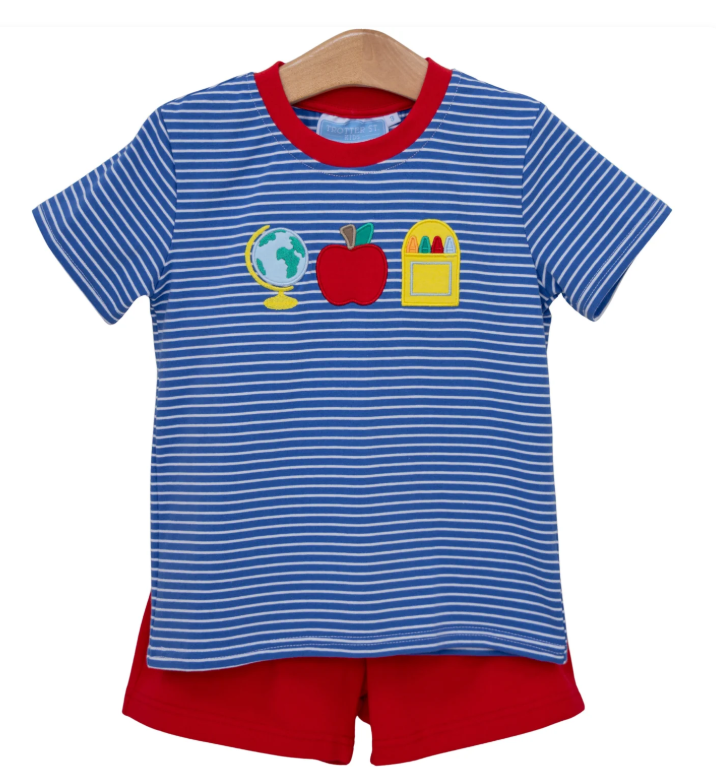 School Trio Short Set