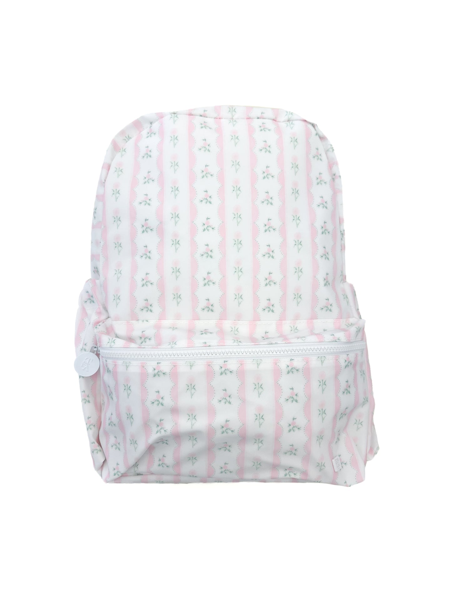 Ribbon Floral Pink - Large Backpack