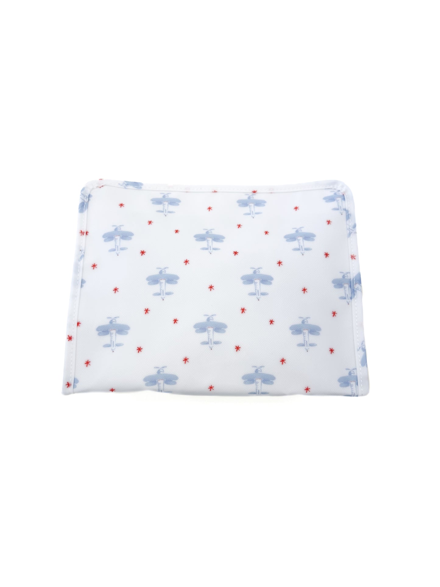 David's Airplane - Large Zip Pouch