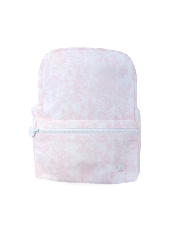 Bunny Toile Pink - Mini Backpack