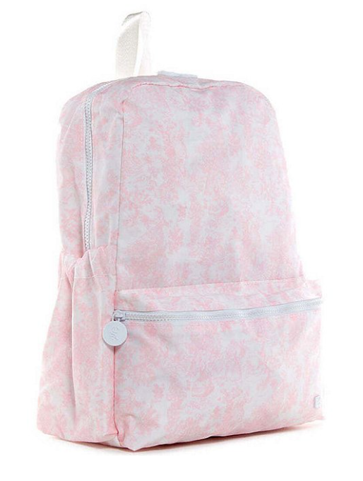 Bunny Toile Pink - Large Backpack