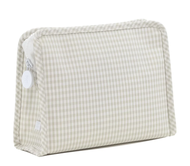 Gingham Pearl - Roadie Med Zip Pouch