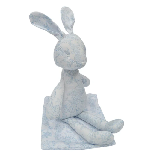 Bun Bun - Bunny Toile Blue