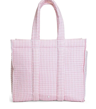 Pimlico Rose Strp- Quilted Go Go Tote