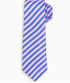Daybreak Pink & Blue Stripe Tie