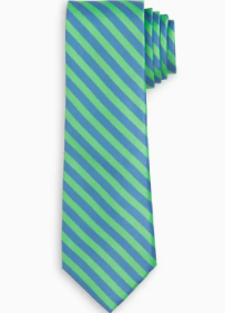 Highland Stripe Blue Green Necktie