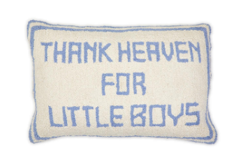 Thank Heaven For Little Boy Emb Pillow