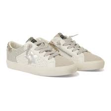 Lena White/Silver Sneaker