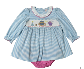 Princess Ball Smocked Bubble