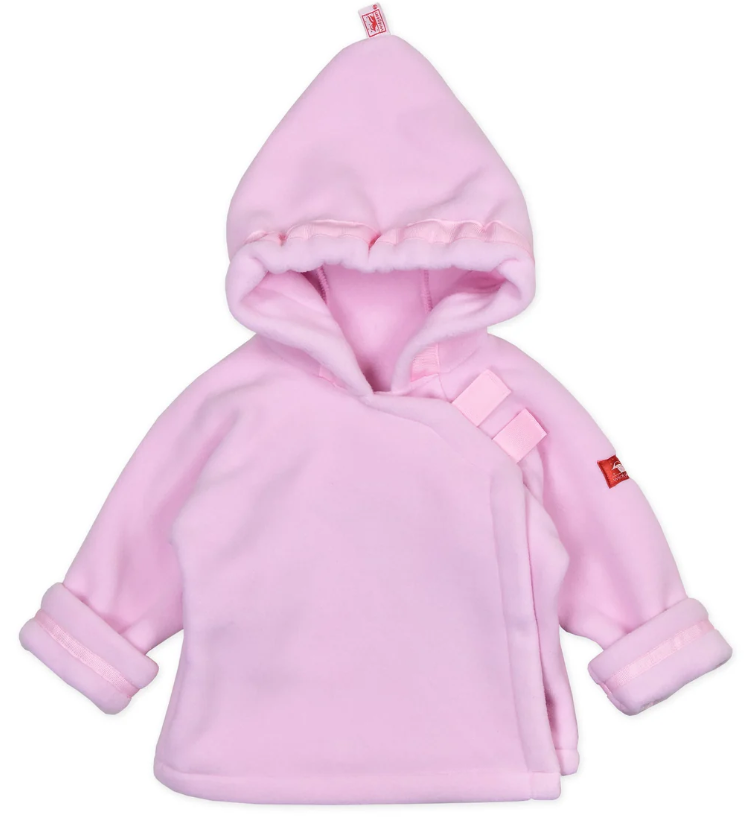 Fleece Warmplus Wrap Jacket - Light Pink