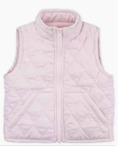 Barn Quilted Vest - Light Pink