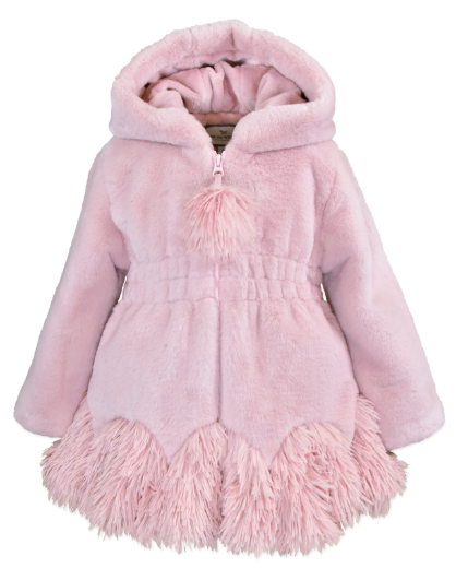 Faux Fur Smocked Waist Coat