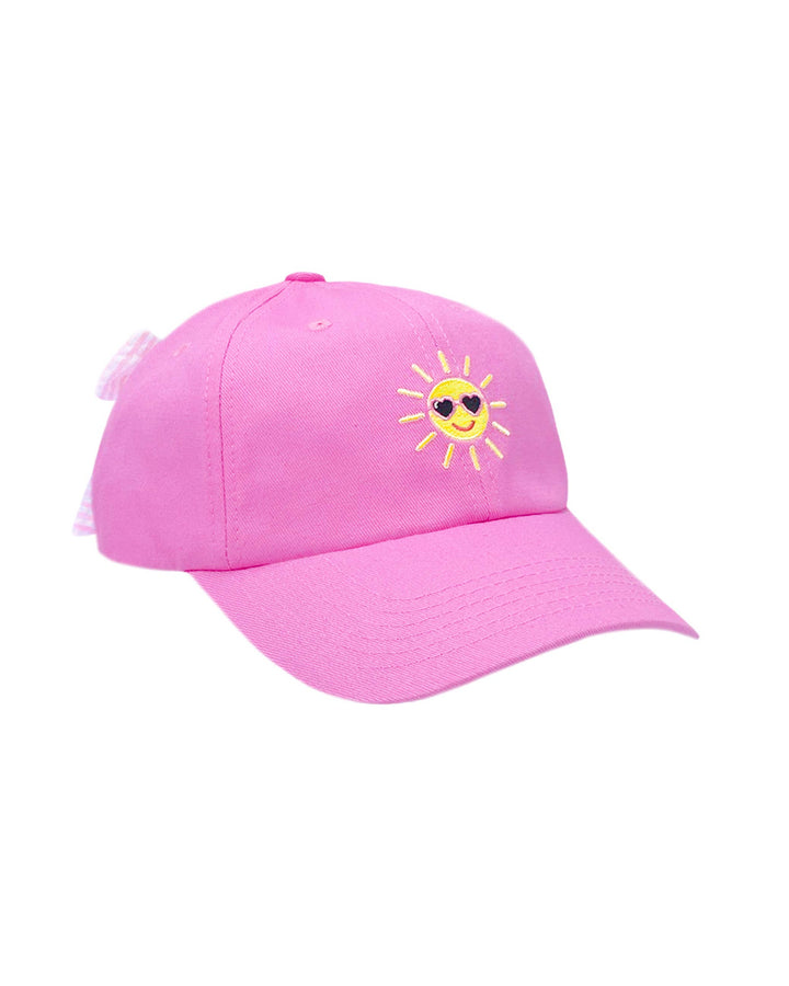 Sun Love Bow Baseball Hat (Youth, Junior): Youth (2-8)