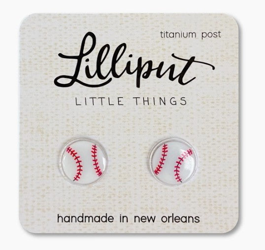 Baseball Earrings