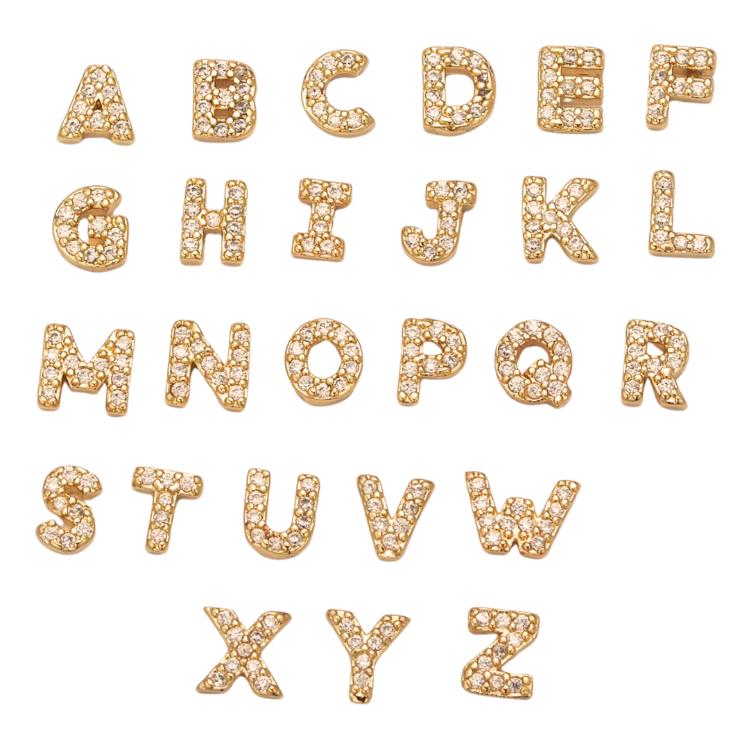 LETTER CHARM SET (26 STYLES) 2 OF EACH CHARM