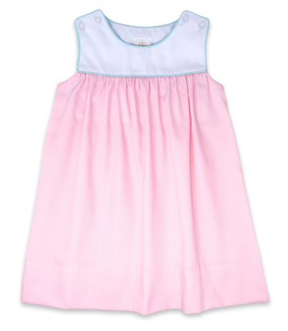 Charming Dress -Pink/White/Mint Toddler