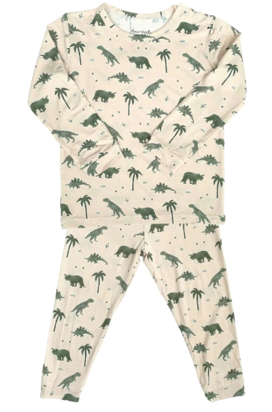 Dino-snores 2 PC PJ Set - Boys