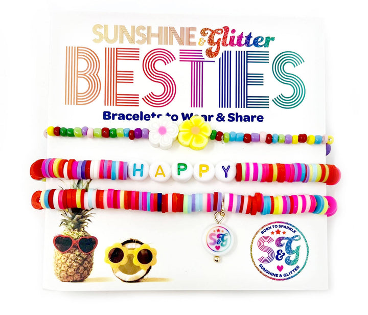 BESTIES HAPPY Bracelet Sets