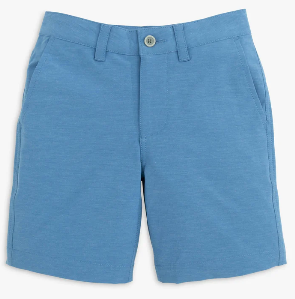 Boys Heatherd Gulf Short Atlantic Blue