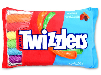 Rainbow Twizzlers Fleece Plush