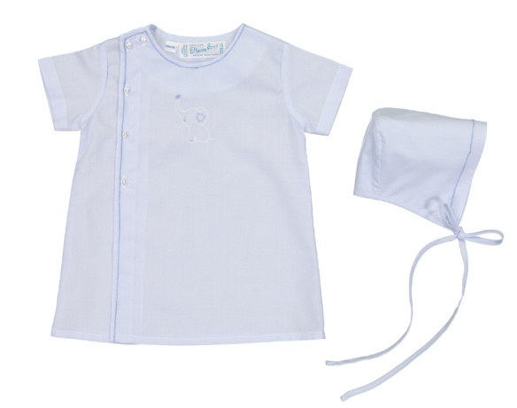 Baby Elephant Blue Daygown Set