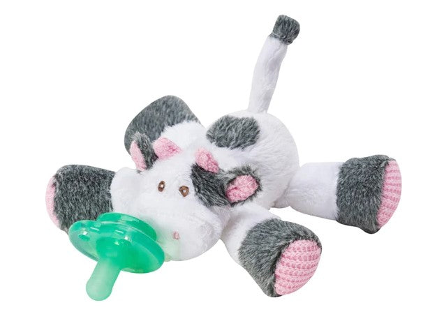 Cutsie Cow Plush Pacifier Holder