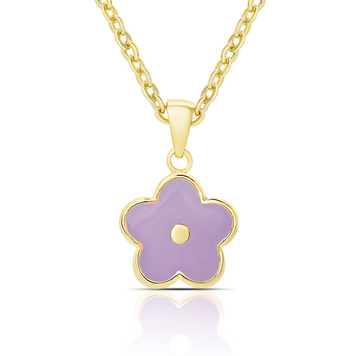 Flower Pendant: Purple