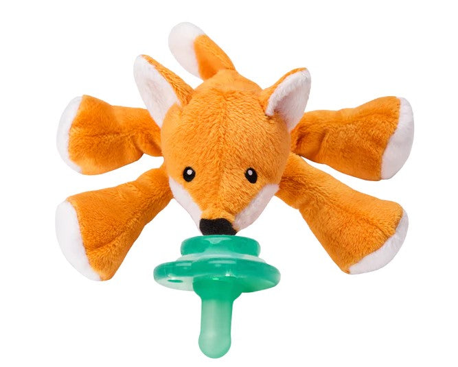 Freckles Fox Plush Pacifier Holder