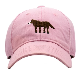 Kids Horse On Light Pink BB Hat