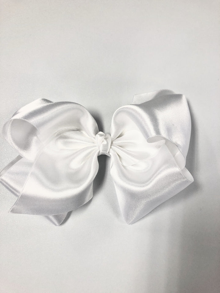 King French Satin Hair Bow