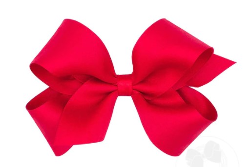 King Matte Satin Bow - Red