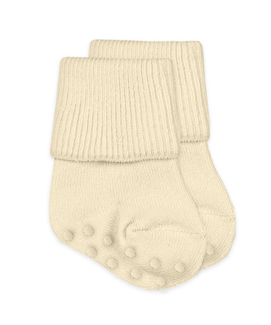 Natural Organic Non Skid Infant Socks